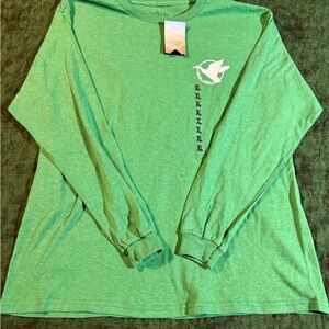 Ocean+coast green long sleeve shirt kids size xl